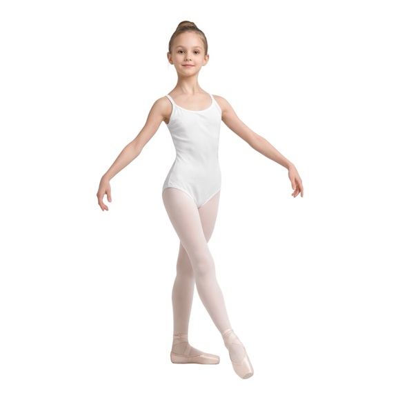 Capezio Other - Capezio White Tank Leotard TB142C Size S Child Ballet Dance